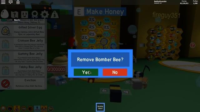 RED CAT ПОЛУЧИЛ БЕСПЛАТНО ПЧЕЛУ-МЕДВЕДЯ В СИМУЛЯТОРЕ ПЧЕЛОВОДА | Bee Swarm Simulator roblox смотреть онлайн