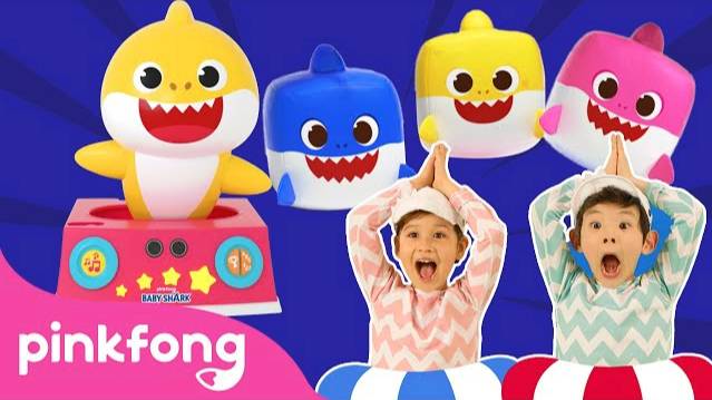 Play with Baby Shark Toys | Stacking Cups, Bubble Blaster, Dancing DJ | Baby Shark Songs | Pinkfong смотреть онлайн