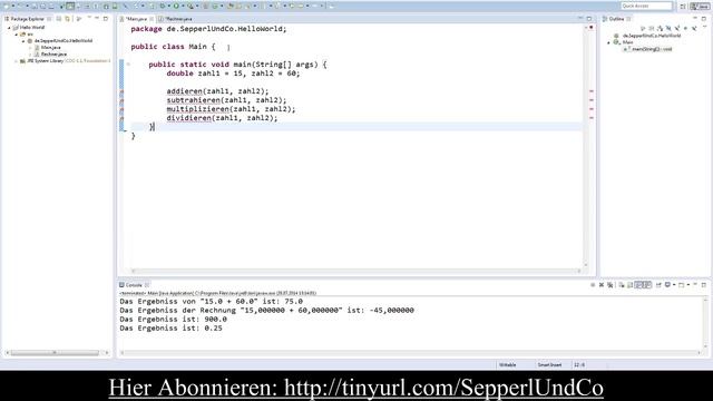 Java Tutorial #5 - Klassen und Objekte! (German/HD) смотреть онлайн
