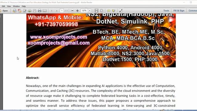 Effective 3C Resource Utilization and Fair Allocation Strategy for Multi Task Federated Learning смотреть онлайн