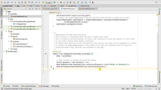 Adding Custom Buttons to Zooming in and out of google maps in Android Studio | LinearLayout смотреть онлайн