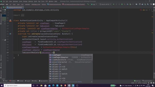 WhatsApp Clone App Kotlin Android Studio Part 3 Authentication Activity смотреть онлайн