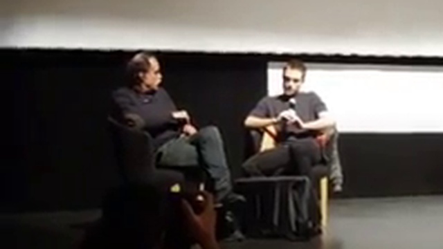 Rob and producer Paulo Branco at LEFFEST, 24.11.2017 смотреть онлайн