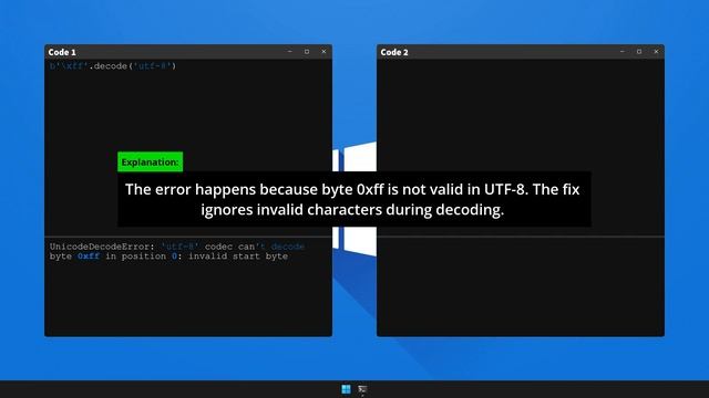 How to fix UnicodeDecodeError: 'utf-8' codec can't decode byte 0xff in position 0... in Python смотреть онлайн