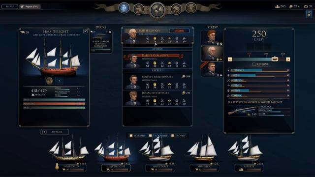 Ultimate Admiral Age of Sail - Crew Selection Tutorial смотреть онлайн