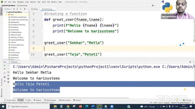 Free Python Coding Class 15 - Python Coding - Python Functions - Coding for Beginners - Harisystems смотреть онлайн