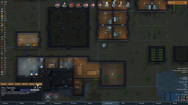 RimWorld #35. Пускаем пленников на органы. смотреть онлайн