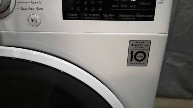 Обзор б/у стиральной машины с Германии LG DirectDrive 10kg A+++-40%