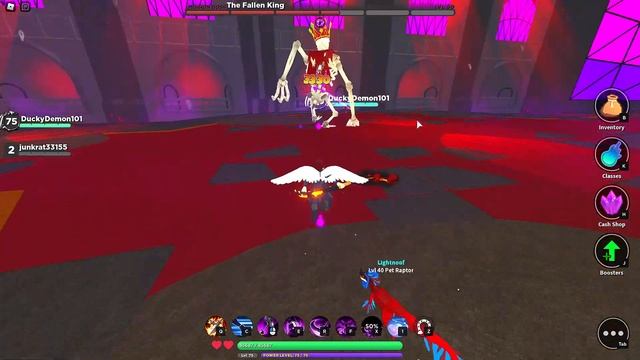 How to Easily Defeat The Fallen King in World Zero Halloween Update on Roblox смотреть онлайн