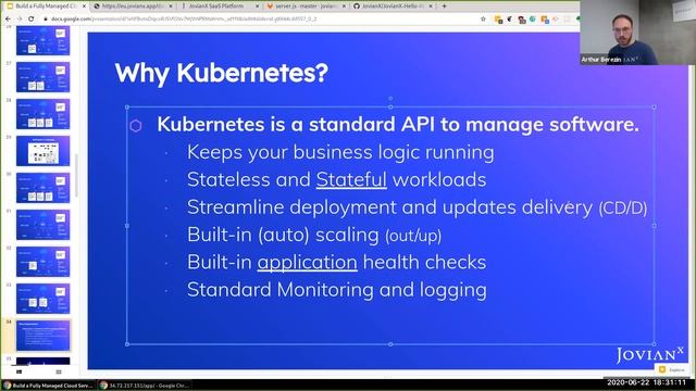 JovianX Webinar - Build a Fully Managed Cloud Service on Kubernetes - 22.06.2020 смотреть онлайн