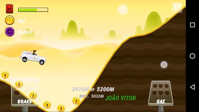 Hill racing Mountain climb gameplay desert pontuação 6710 смотреть онлайн