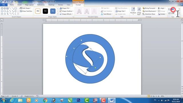How to make a logo design in Microsoft word by c tech смотреть онлайн