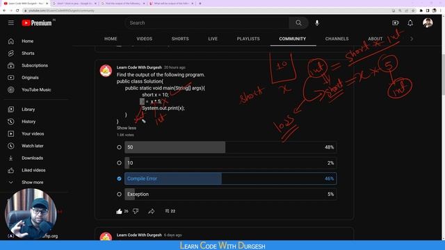 ? More than 50% fails to answer | Easiest Question | Java Conceptual Question 1 смотреть онлайн