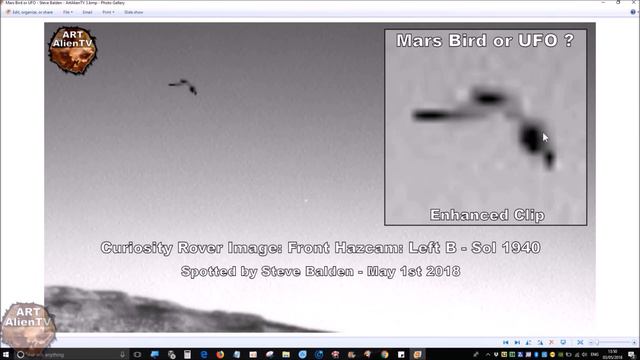 UFO Seen on Mars - Bird, Insect or Drone ? ArtAlienTV (R) смотреть онлайн
