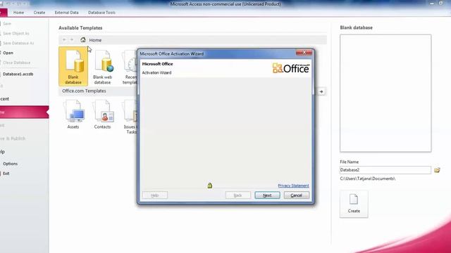 Portable MS Access 2010- Comm 226 смотреть онлайн
