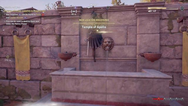 Assassin's Creed Odyssey Get to First Synchronisation Point Megaris Region смотреть онлайн