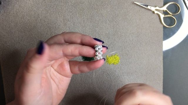 Бусина из бисера подробный мастер класс смотреть онлайн