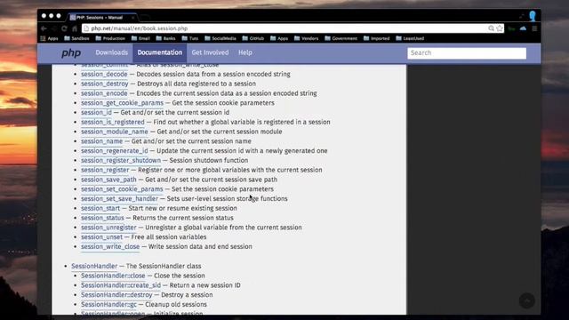Sessions (PHP) смотреть онлайн