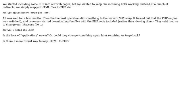 DevOps & SysAdmins: Consistent way to map .HTML as .PHP смотреть онлайн