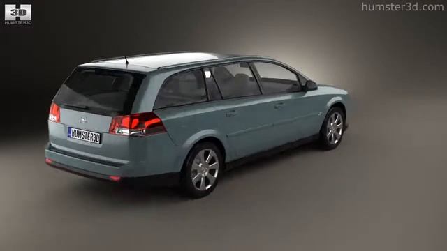 Opel Vectra caravan 2002 by 3D model store Humster3D.com смотреть онлайн