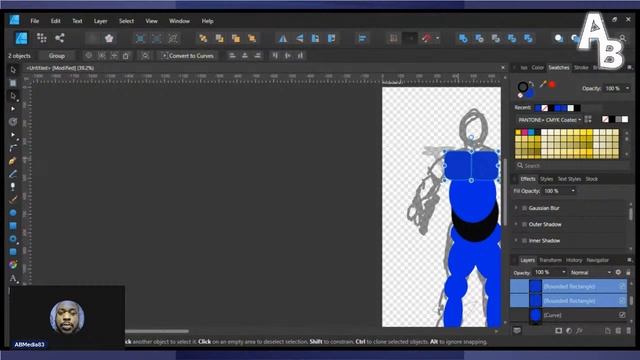 AB (Live) Create a Character: Alvidus (using Affinity Designer) смотреть онлайн