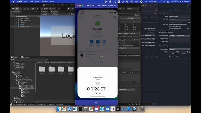 00 Demo - ChainSafe Gaming SDK - Connecting Unity to Metamask Mobile | Trust Wallet смотреть онлайн