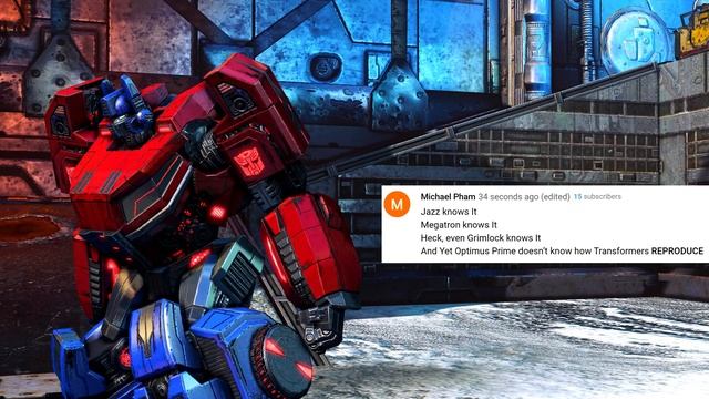 OPTIMUS PRIME GETS ROASTED смотреть онлайн