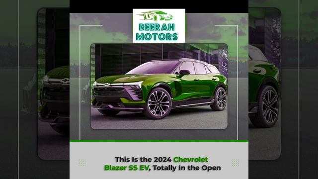 Chevrolet blazer SS ev смотреть онлайн