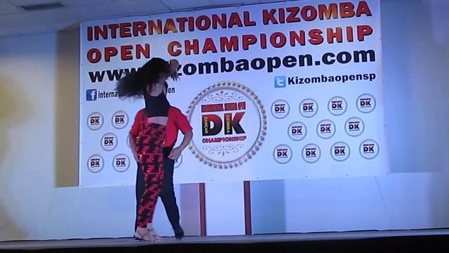 INTERNATIONAL KIZOMBA OPEN SPAIN 2013: Elena y Gerald (USA) смотреть онлайн