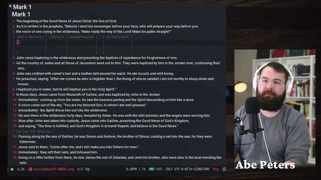 LIVESTREAM - BIBLE STUDY, EMACS, ORG-ROAM, ZETTELKASTEN (Q&A) смотреть онлайн
