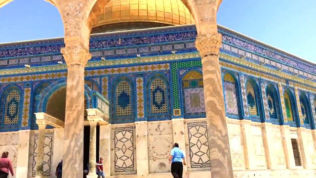 Красивый Азан в Аль Аксе (al Aqsa, Jerusalem) май 2017