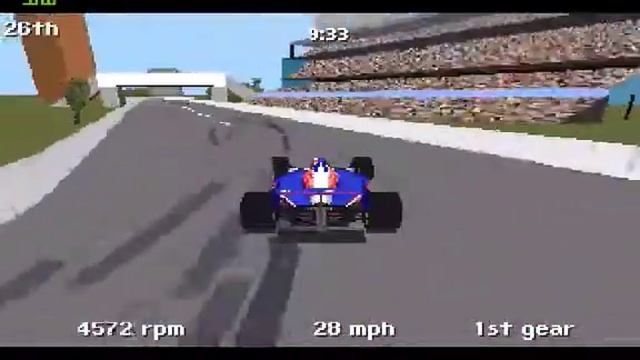 IndyCar Racing 2 (Papyrus) - Windows 10 (DosBox) смотреть онлайн