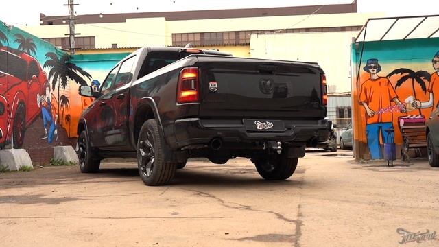 Ram 1500 Установка выхлопа на автомобиль Рэм 1500 / Выхлопная система смотреть онлайн