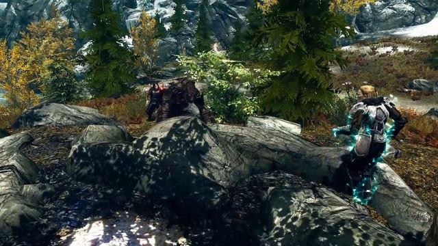 Skyrim Battles - The Dawnguard Followers vs The Dragonborn Followers смотреть онлайн