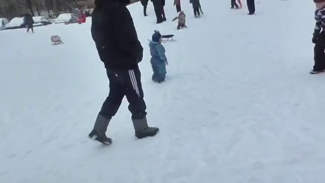 ВЛОГ:Наши зимние забавы! смотреть онлайн