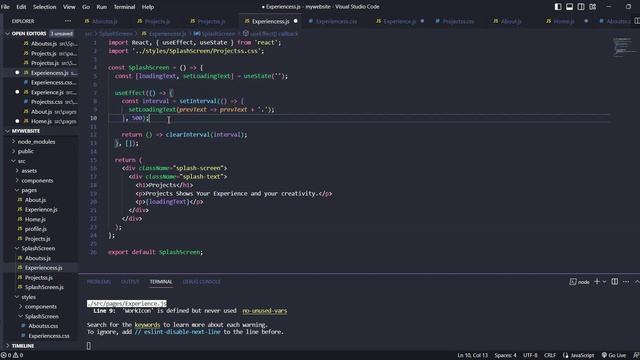 Make A SplashScreen In ReactJs | Make Website Creative смотреть онлайн