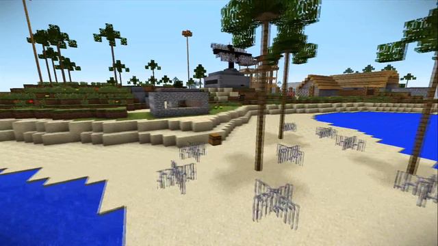 Minecraft Xbox 360 Wake Island Remake | Hunger Games | W/DOWNLOAD смотреть онлайн