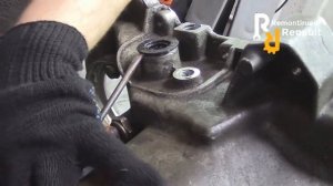 РЕМОНТ МКПП JB3 JC3 JC1 JB1 СИМБОЛ, КАНГУ, МЕГАН1, СЦЕНИК1 - ЗАМЕНА САЛЬНИКА ШТОКА ВЫБОРА ПЕРЕДАЧИ