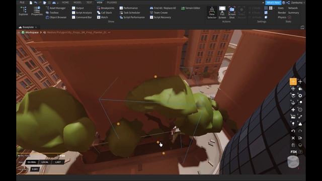 Using ROBLOX's Synty City Pack | [ROBLOX Studio Speedbuild] | Ghetto City смотреть онлайн