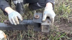 Самодельный прицеп для мотоблока с балкой от ВАЗ 2109