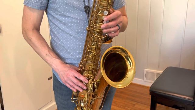Selmer Mark VII Tenor Saxophone Demo, www.dcsax.com смотреть онлайн