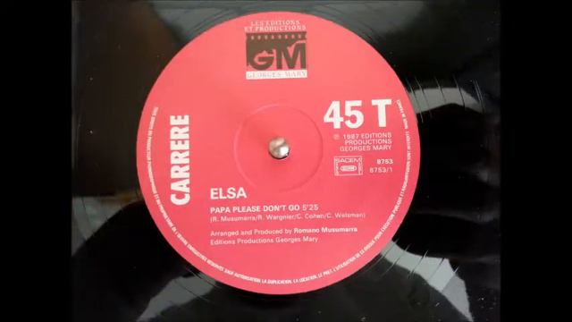 Elsa : Papa please don't go [Extended mix][1987] смотреть онлайн