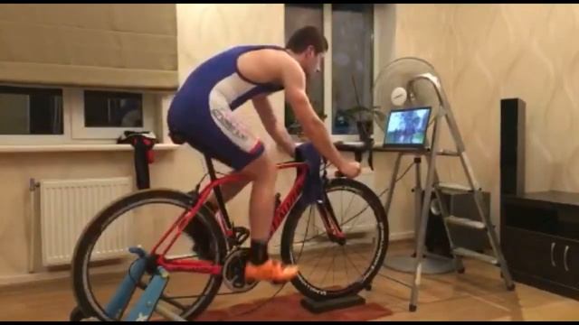 Тренировка велостанок @80% 1hour