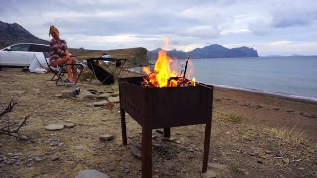 ДИКИЕ ПЛЯЖИ КРЫМА! ЛИСЬЯ БУХТА. ДИКАРЯМИ в КРЫМУ. ПОПАЛИ в ШТОРМ! смотреть онлайн