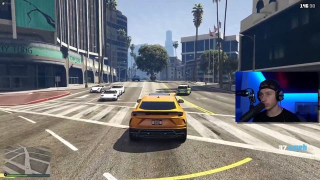 ÜBERFALL auf LAMBORGHINI HÄNDLER in GTA 5 RP! смотреть онлайн