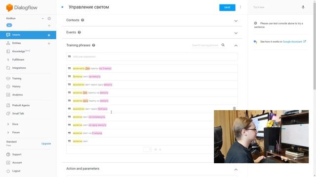 [short.log] #8 - программируем Google Assistant смотреть онлайн