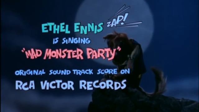 ? Mad Monster Party Opening Credits Sung by Ethel Ennis смотреть онлайн