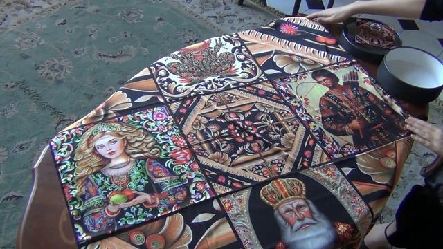 Платок шёлковый 89х89 «Царевна-Лягушка». Наташа Богиня смотреть онлайн