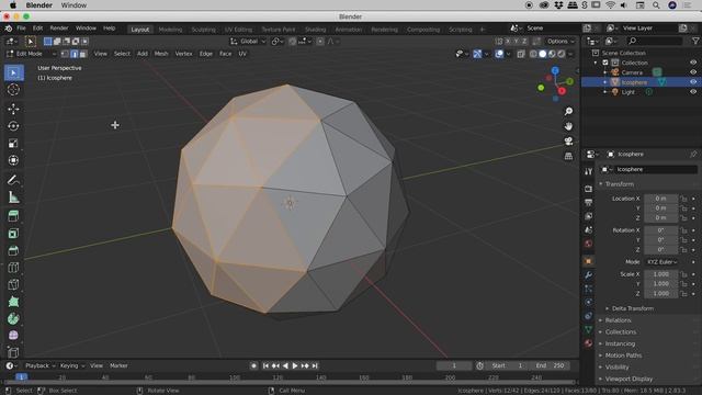 How to Select Vertices, Edges and Faces in Blender смотреть онлайн