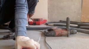 Итог, расход алмазных чашек HILTI на оборудовании DG 150 от HILTI. Новосибирск.